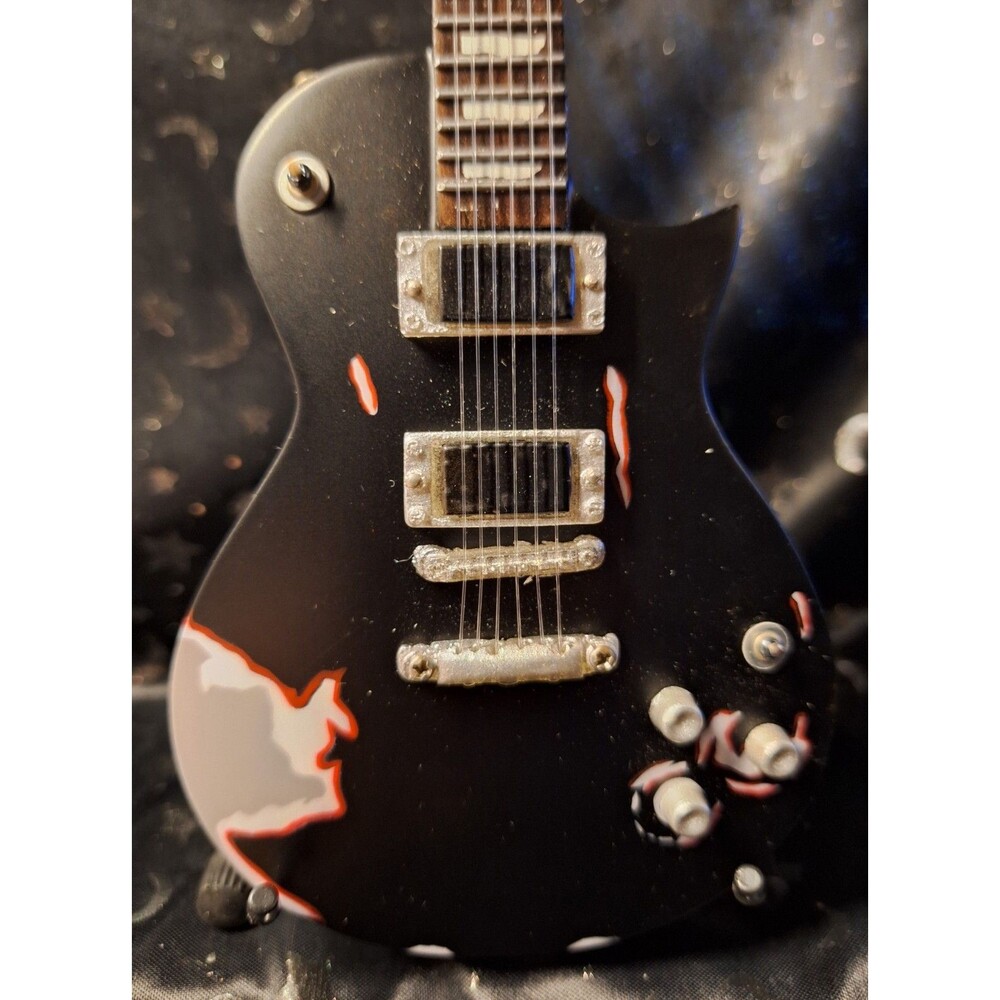 Axe Heaven James Hetfield ESP Maltese Cross JH-256 Mini Guitar Replica - New